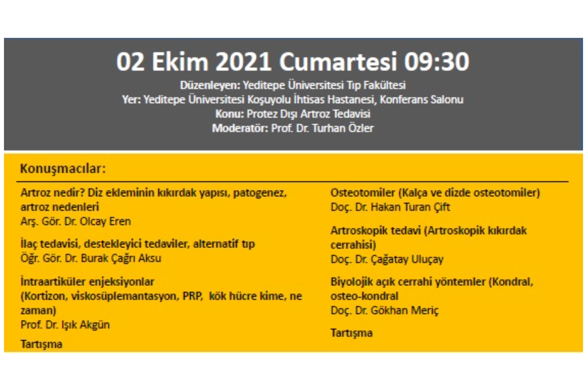 02.10.2021 Totder Set ''Protez Dışı Artroz Tedavisi''