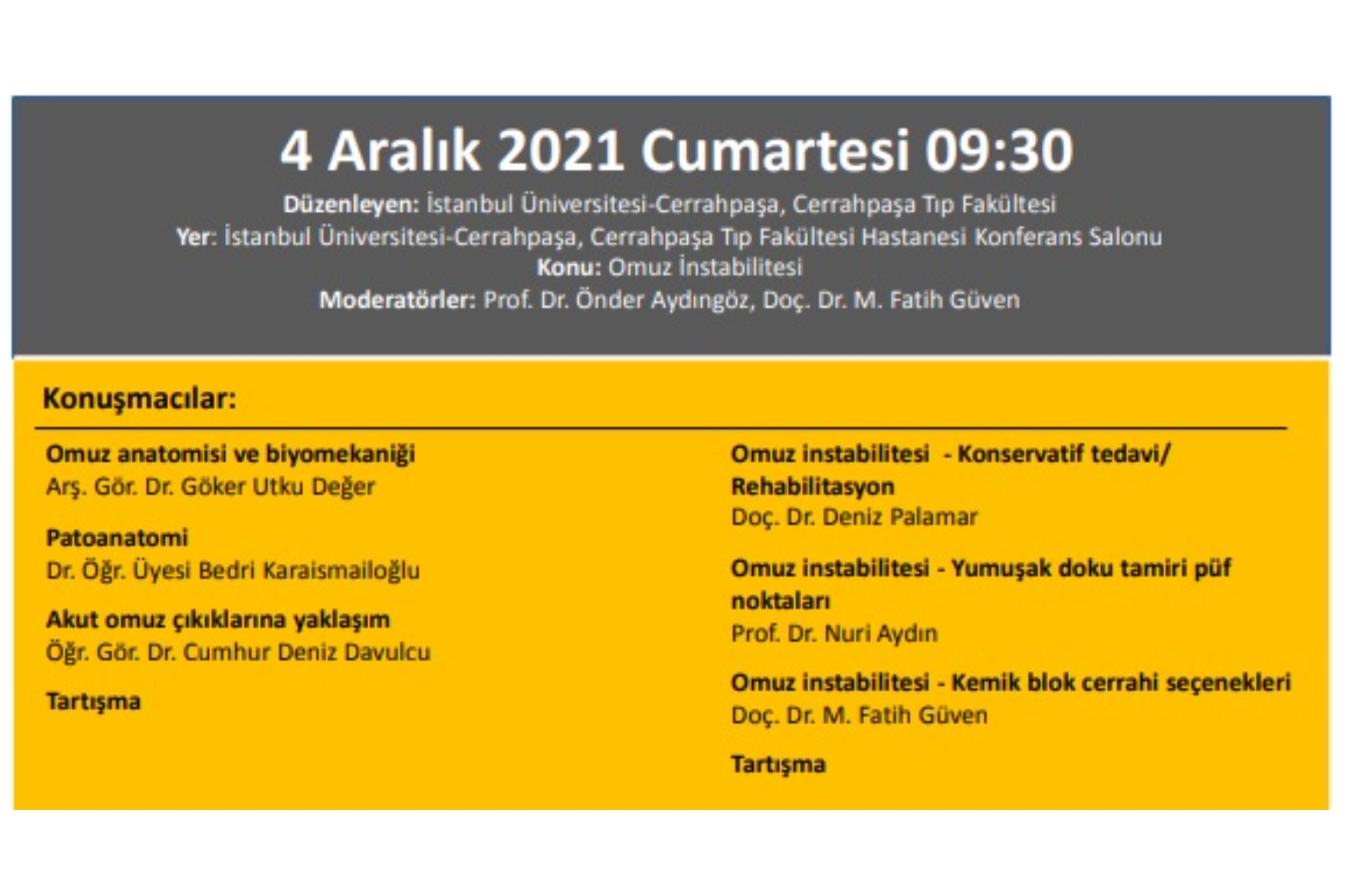 04.12.2021 Totder Set - ''Omuz İnstabilitesi''