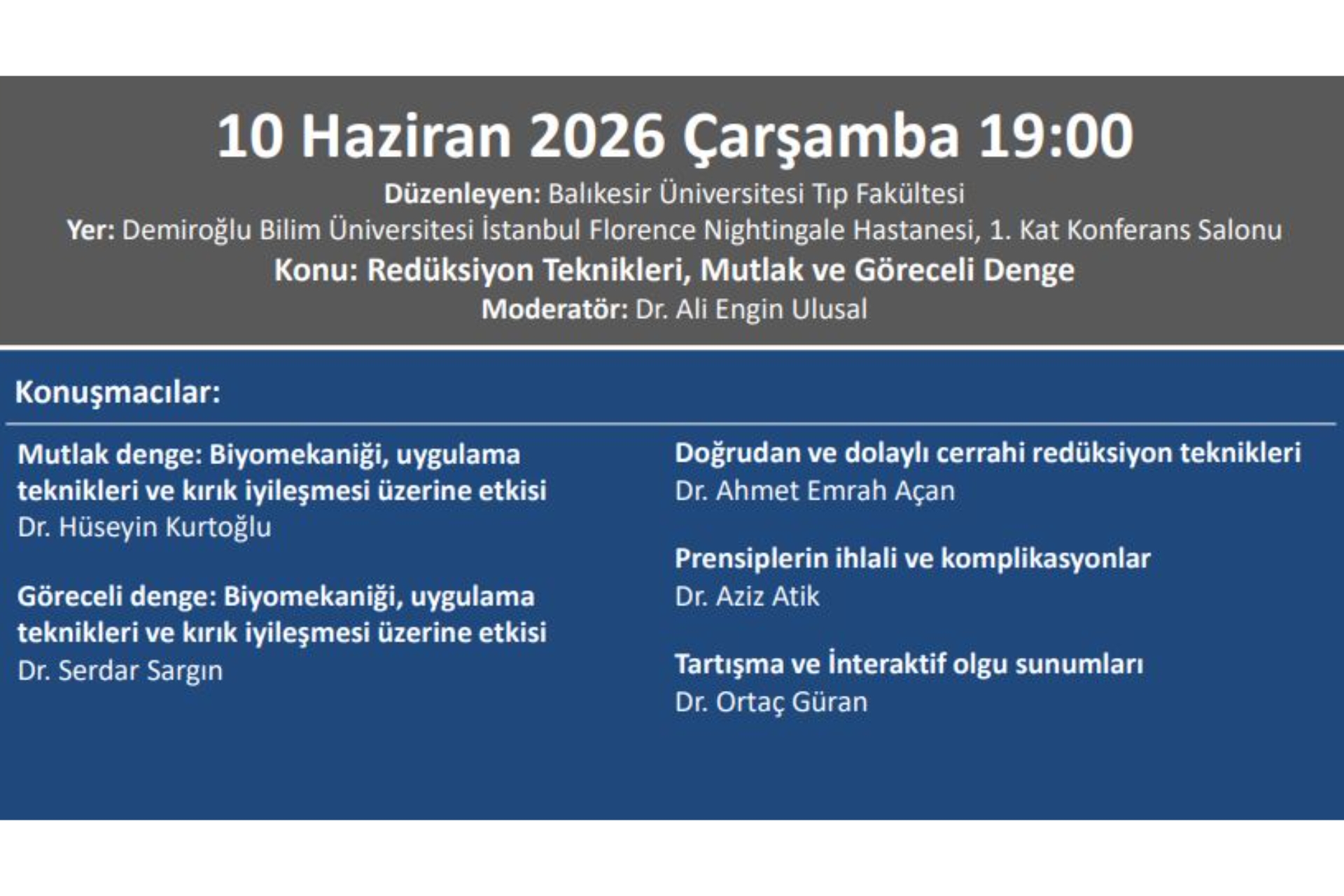 TOTDER Travma - ''Redüksiyon Teknikleri, Mutlak ve Göreceli Denge''